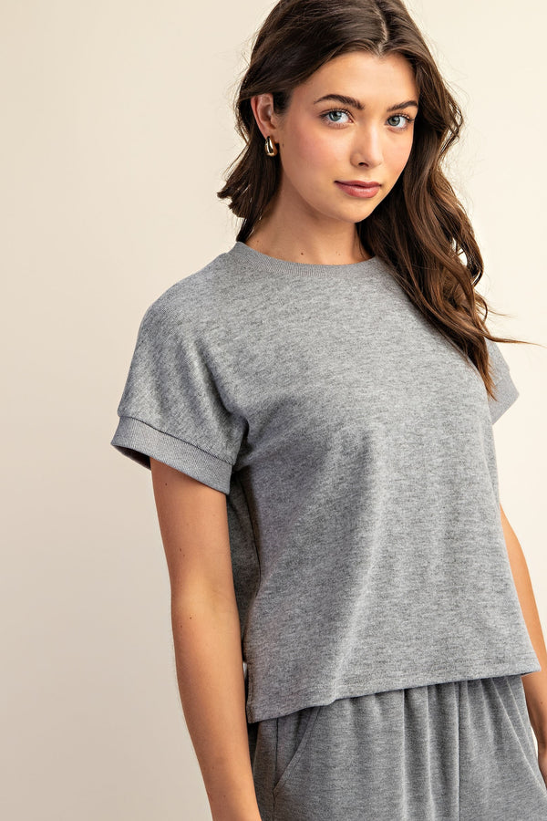 'Pure Comfort' Top - Gray