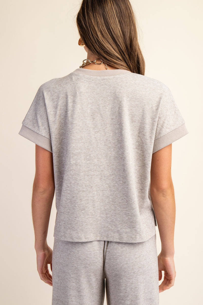 'Pure Comfort' Top - Taupe
