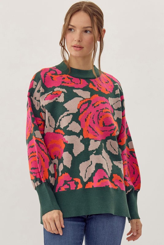 'Faith in Flowers' Sweater