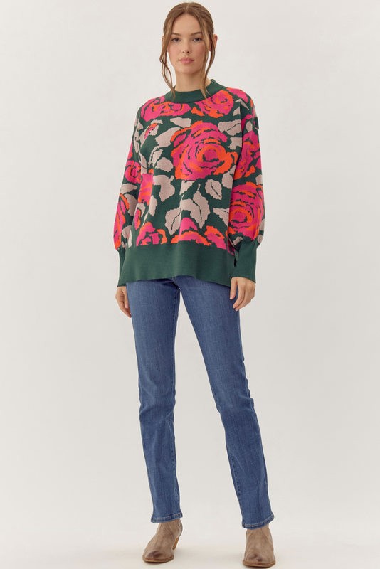 'Faith in Flowers' Sweater