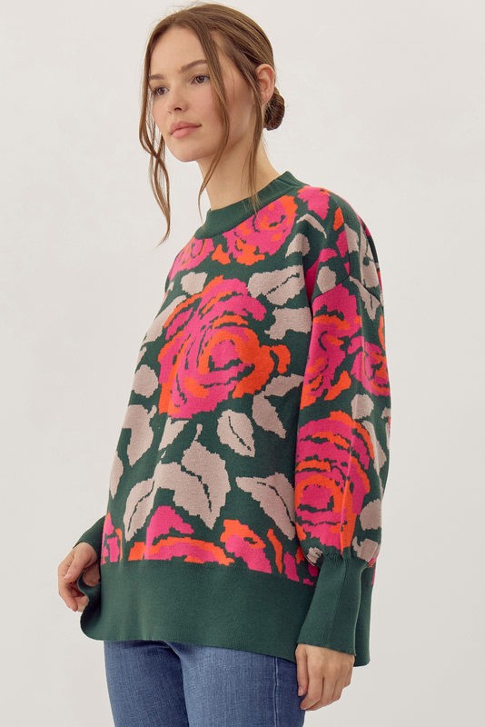 'Faith in Flowers' Sweater