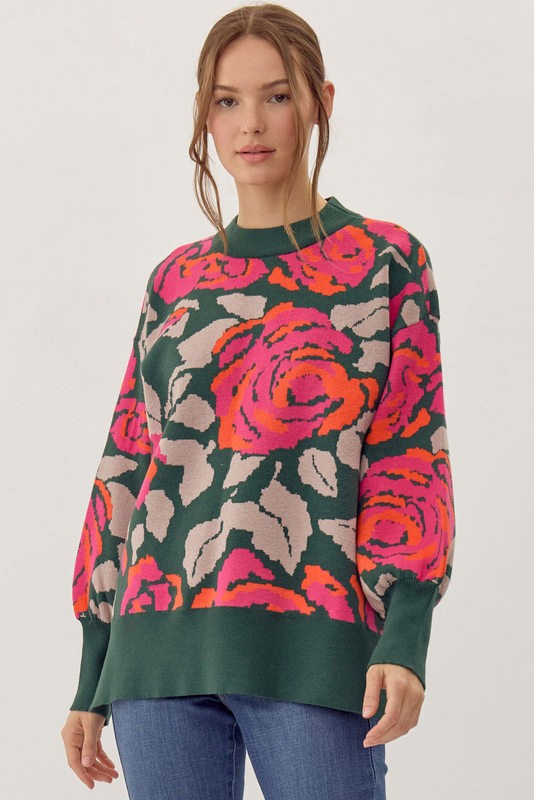 'Faith in Flowers' Sweater