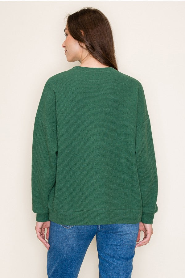 'Merry' Top - Green