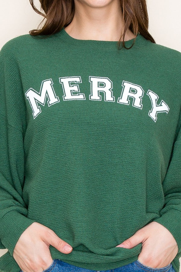 'Merry' Top - Green