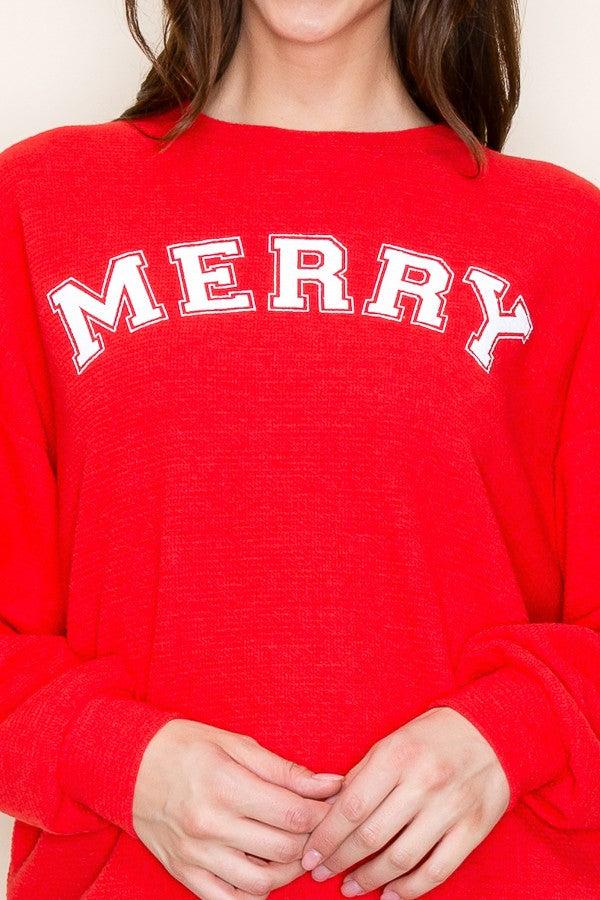 'Merry' Top - Red