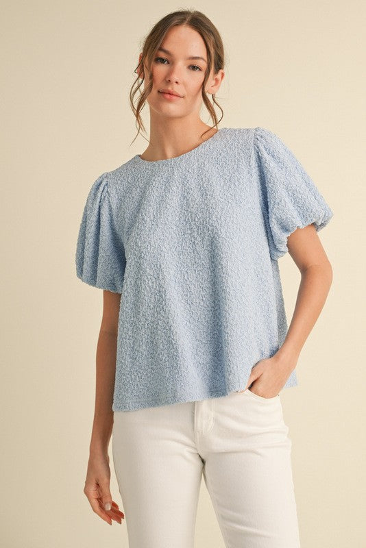 'Going Places' Top - Blue