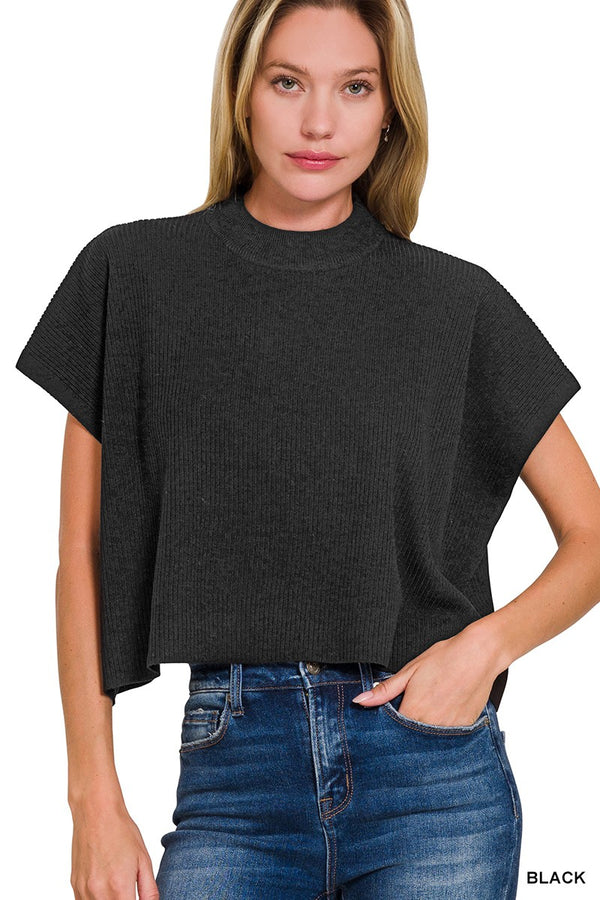 'Where I Am' Sweater - Black