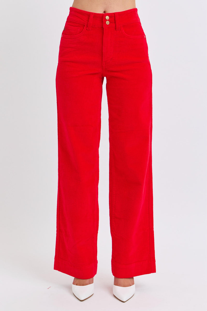 Judy Blue High Waisted Corduroy Trouser Pant