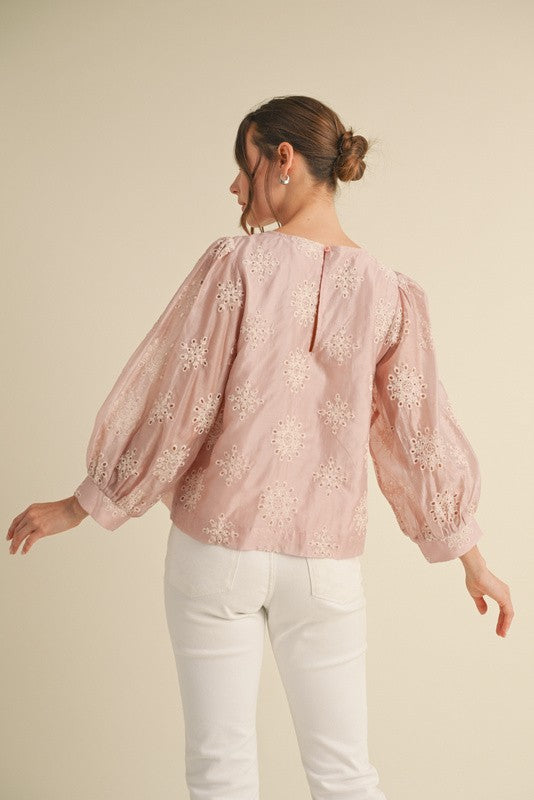 'Everyday Eyelet' Top