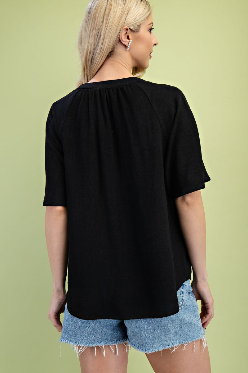'Within Reach' Top - Black