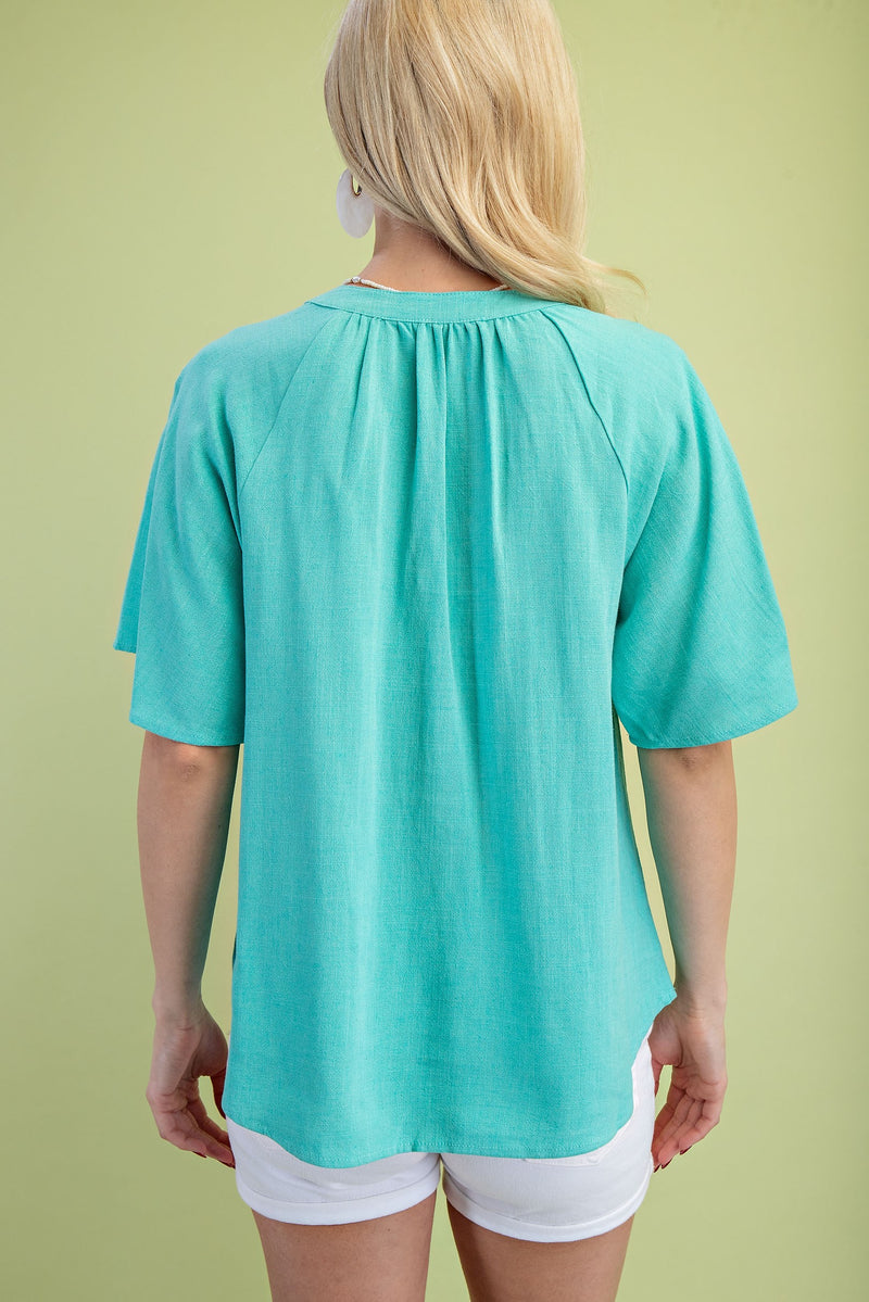 'Within Reach' Top - Emerald