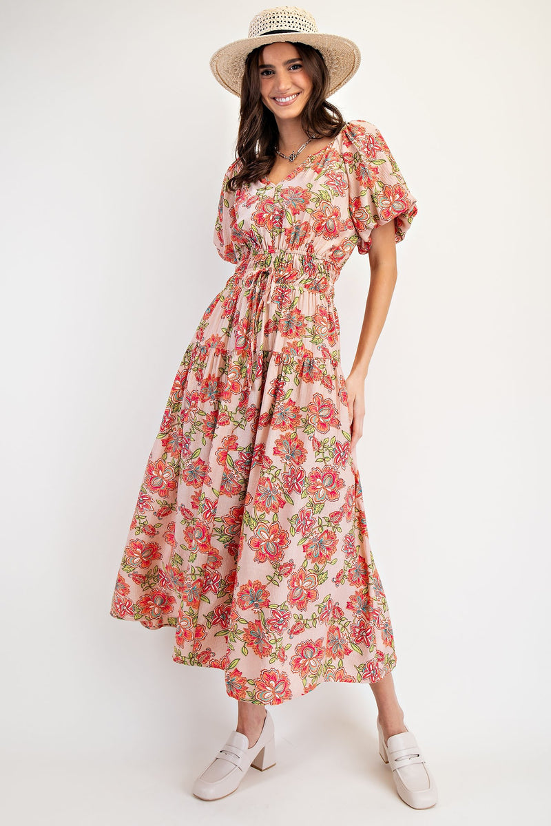 'Flourish Frenzy' Dress