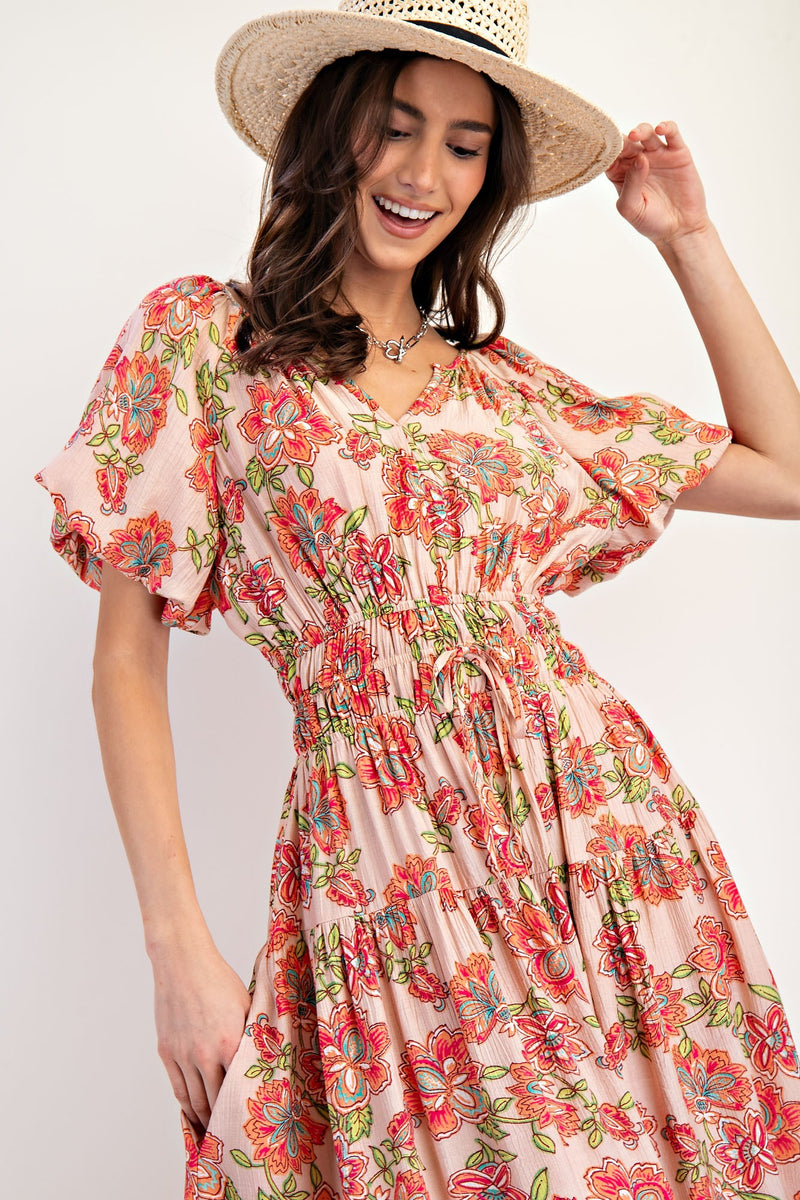 'Flourish Frenzy' Dress