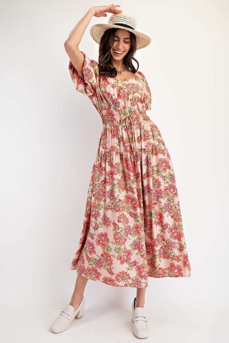 'Flourish Frenzy' Dress