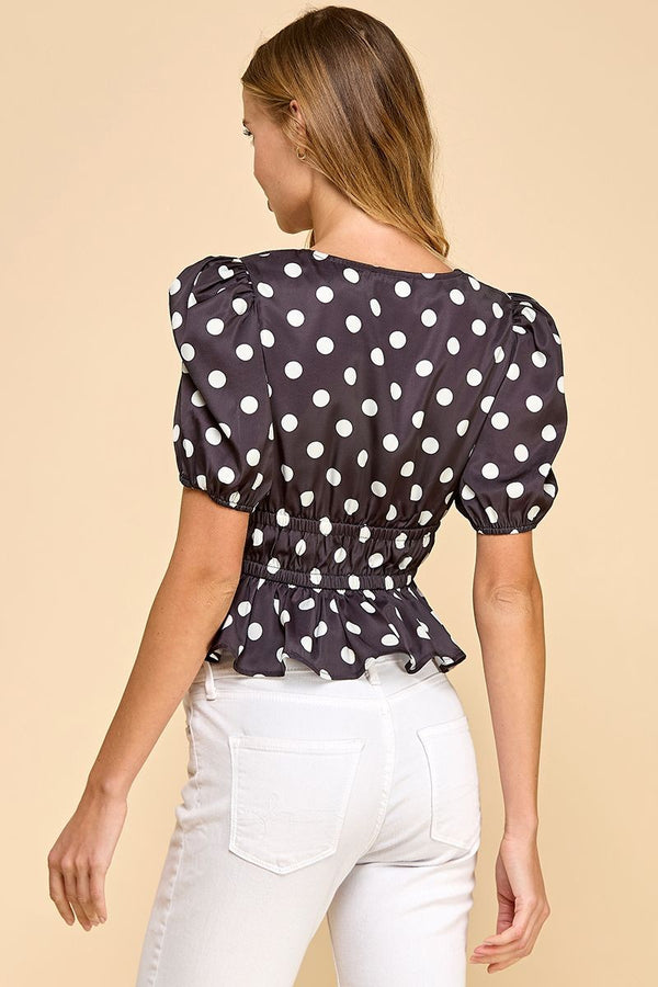 'Spottted Around Town' Top