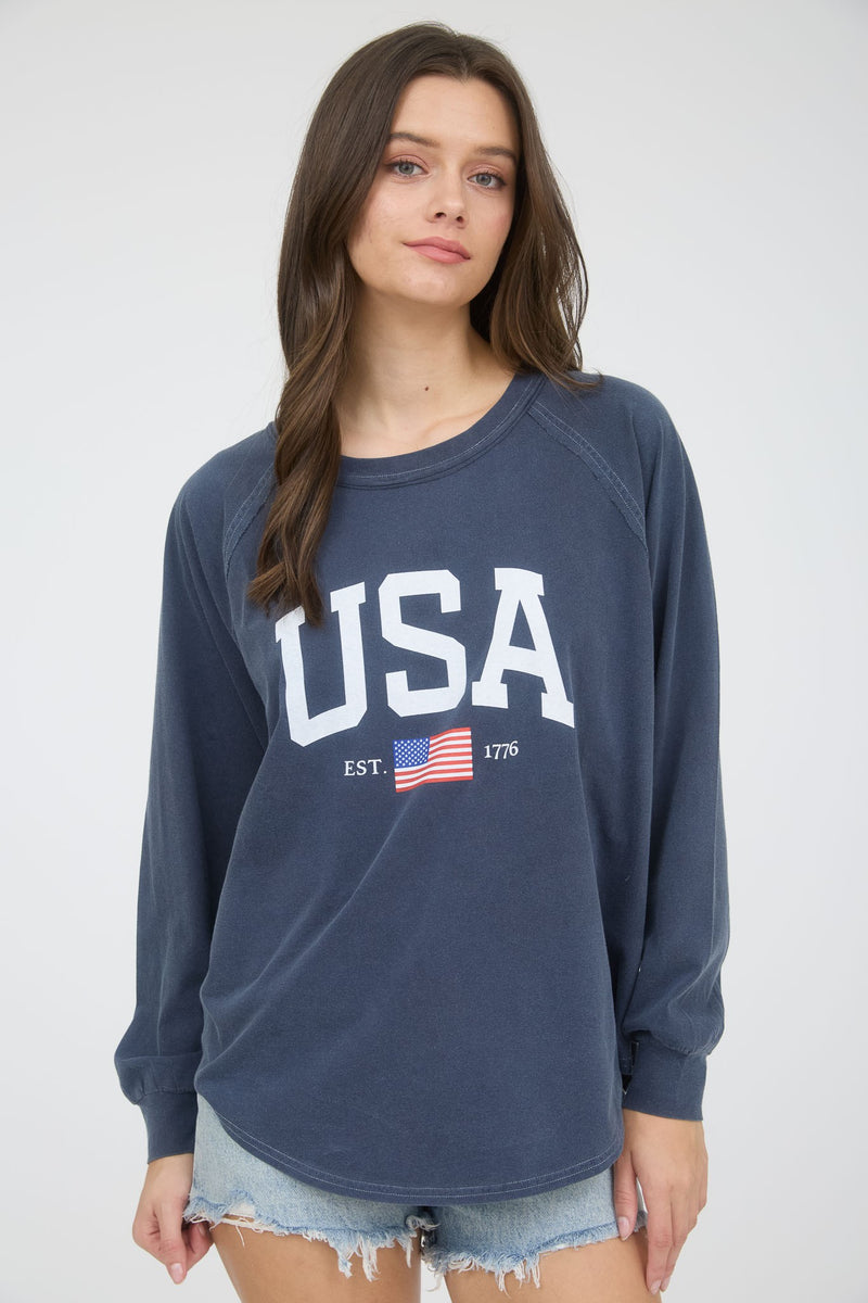 USA Long Sleeve Top