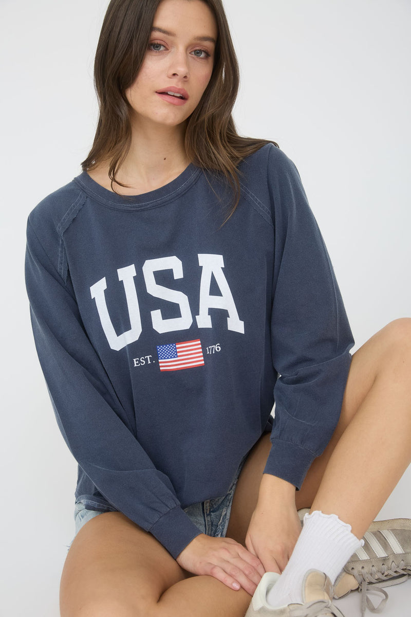 USA Long Sleeve Top