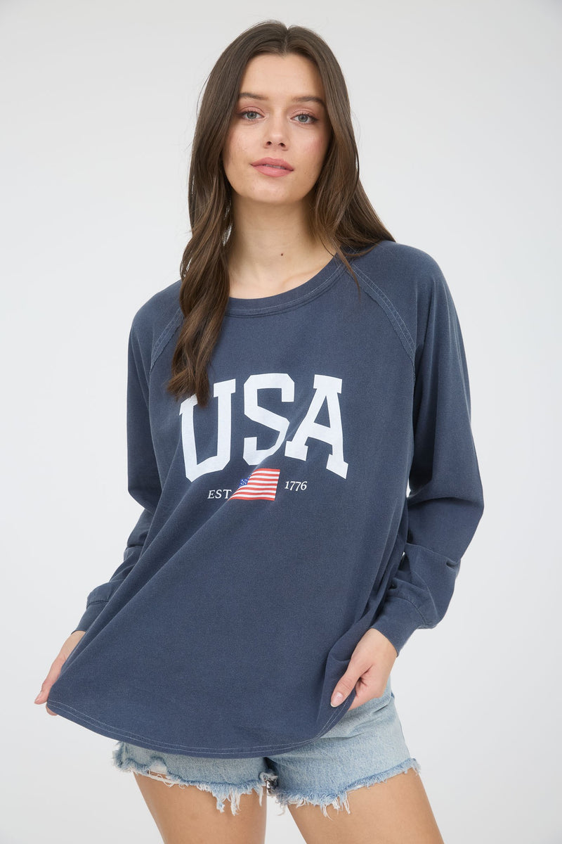 USA Long Sleeve Top