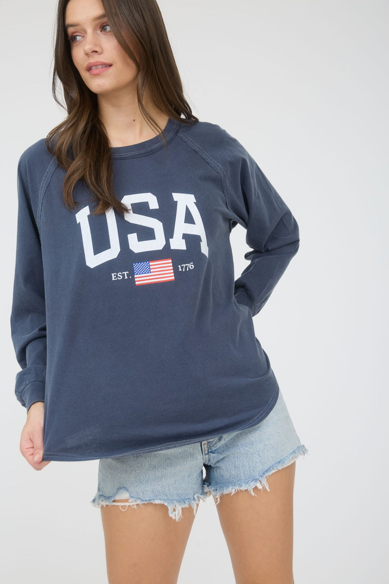 USA Long Sleeve Top