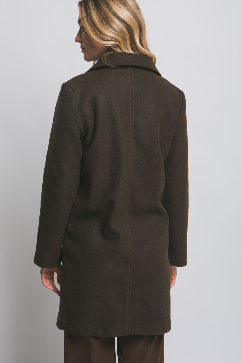 'Winter Awaits' Coat | Chocolate