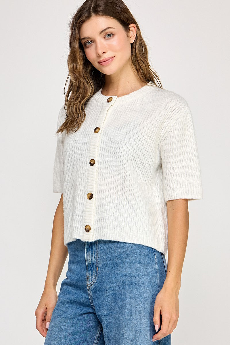 'Feels Like Me' Top - White