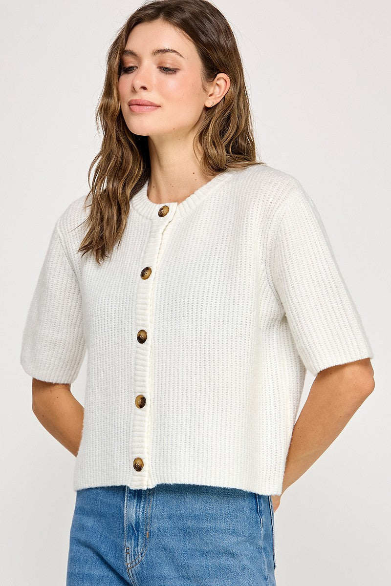'Feels Like Me' Top - White