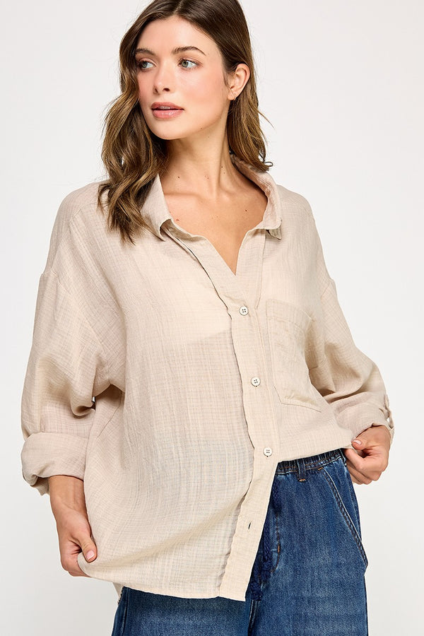 'Days Ahead' Top - Beige