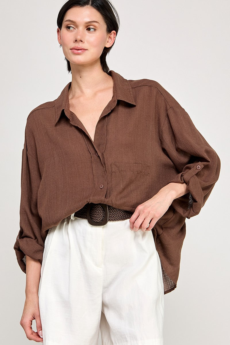 'Days Ahead' Top - Brown