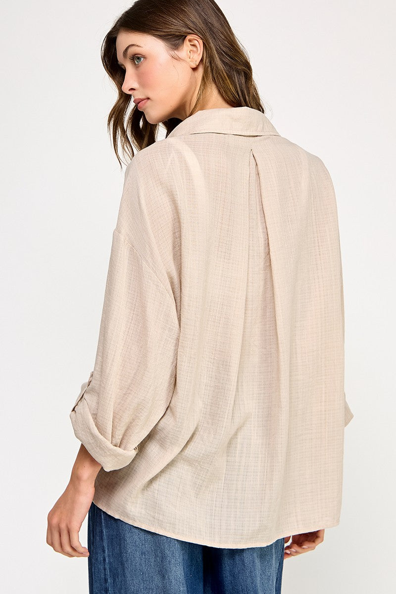'Days Ahead' Top - Beige