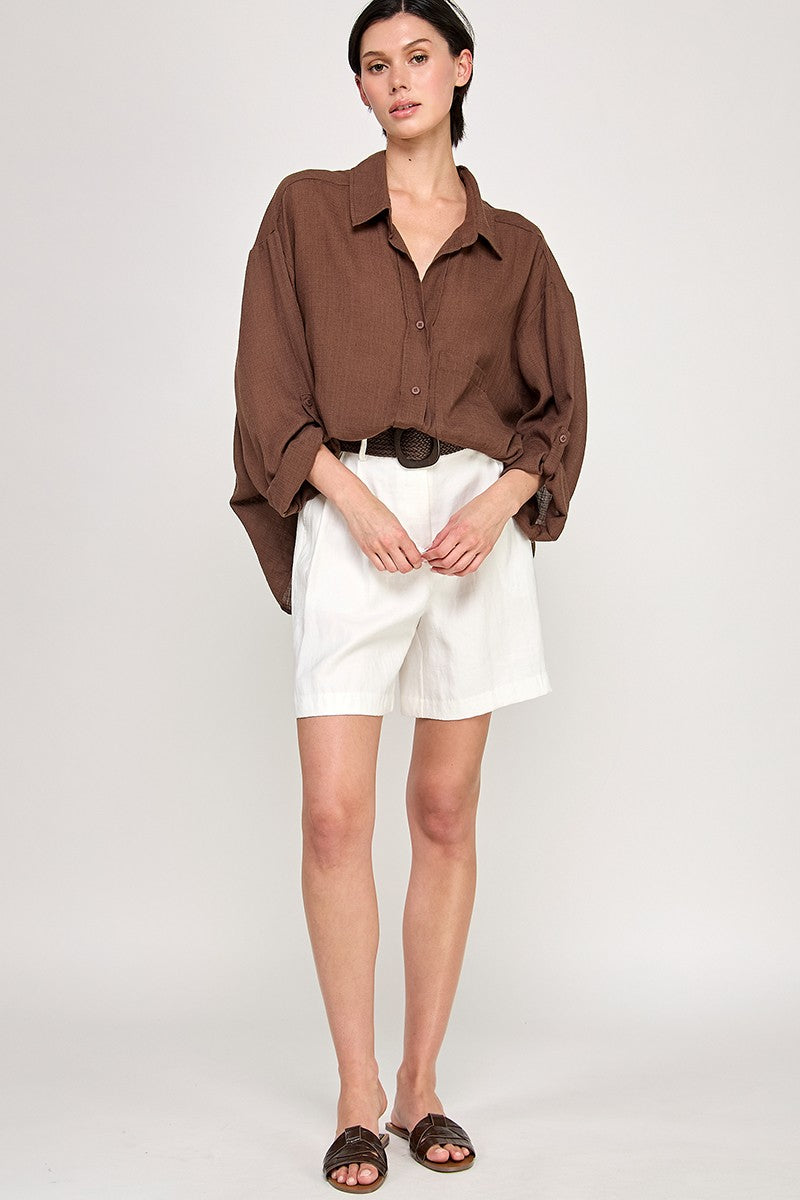 'Days Ahead' Top - Brown