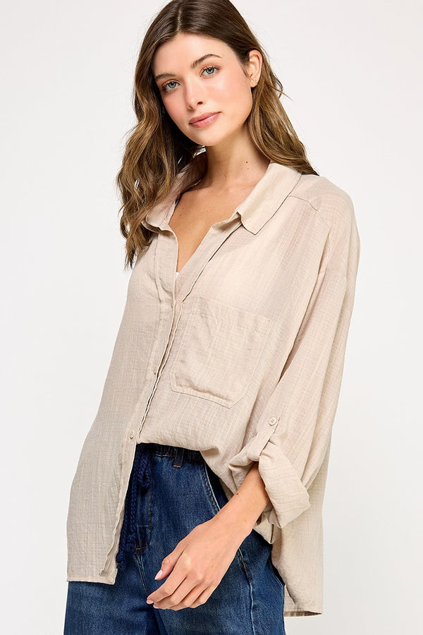 'Days Ahead' Top - Beige