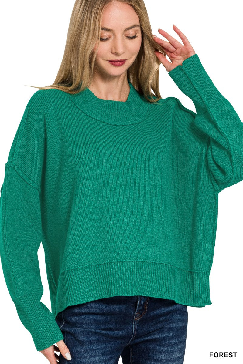Cozy Up Sweater - Forest