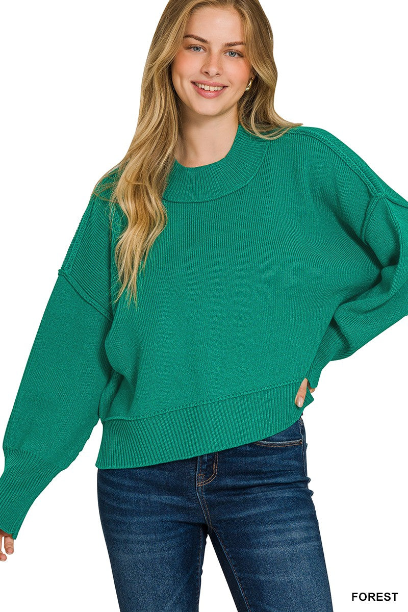 Cozy Up Sweater - Forest