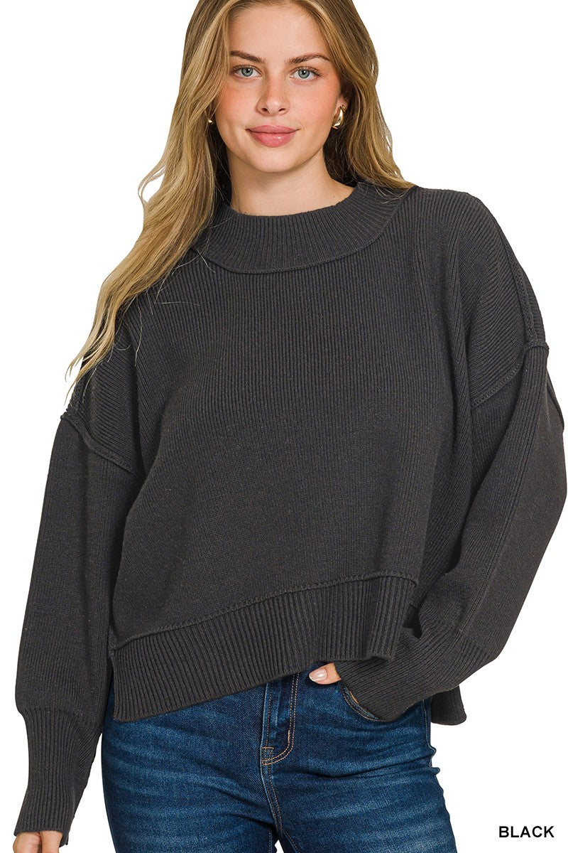 Cozy Up Sweater - Black