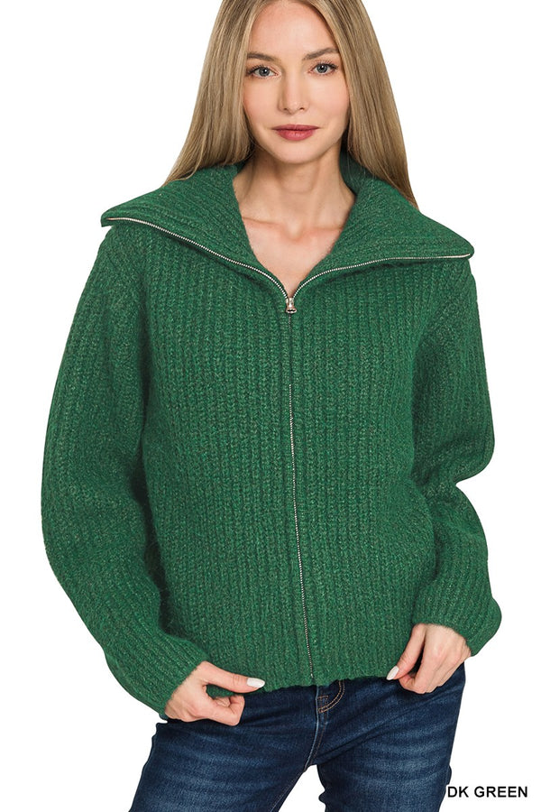 'Calling For You' Sweater - Green