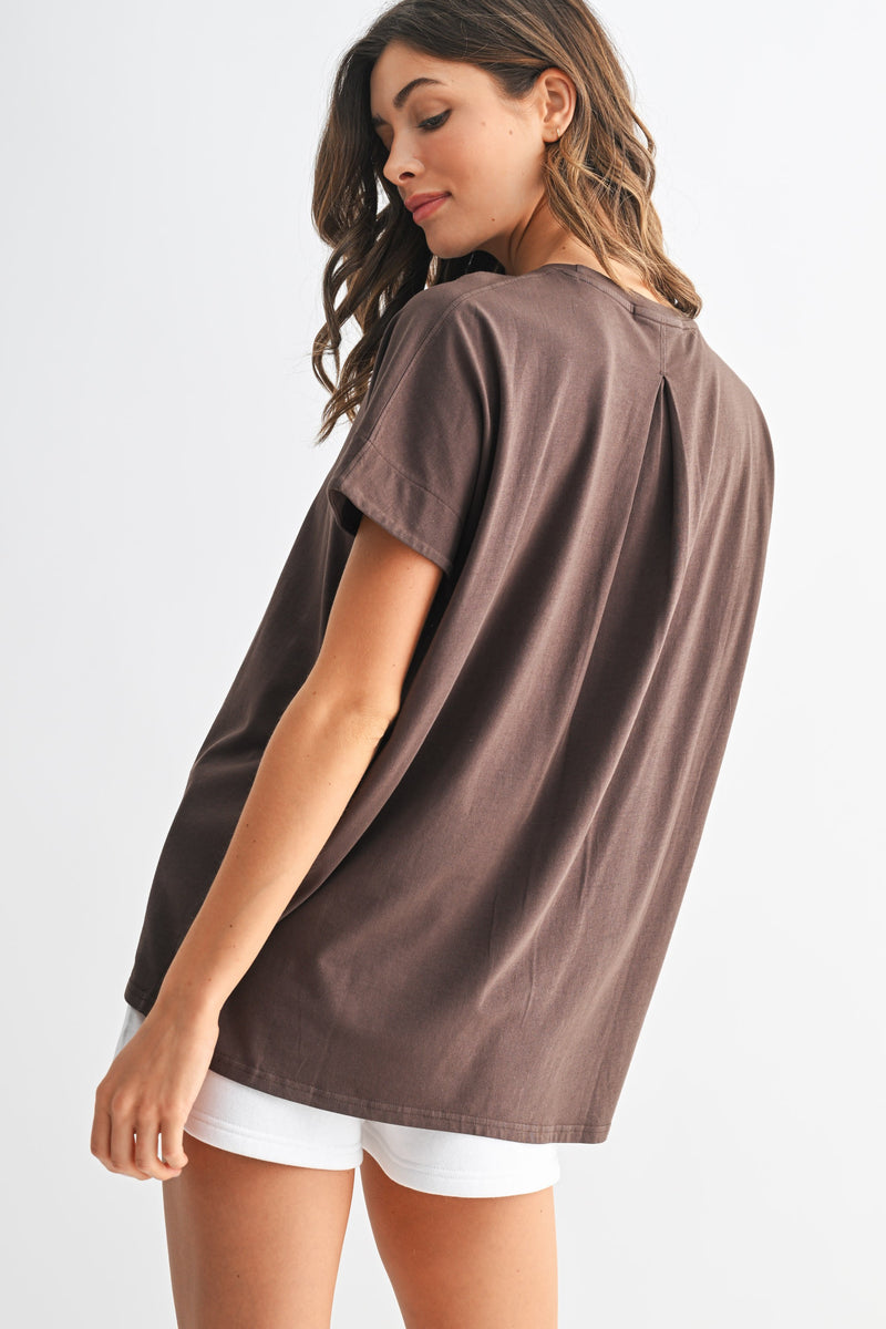 Effortless Tee - Chocolate