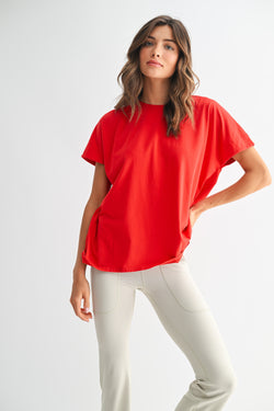Effortless Tee - Cherry