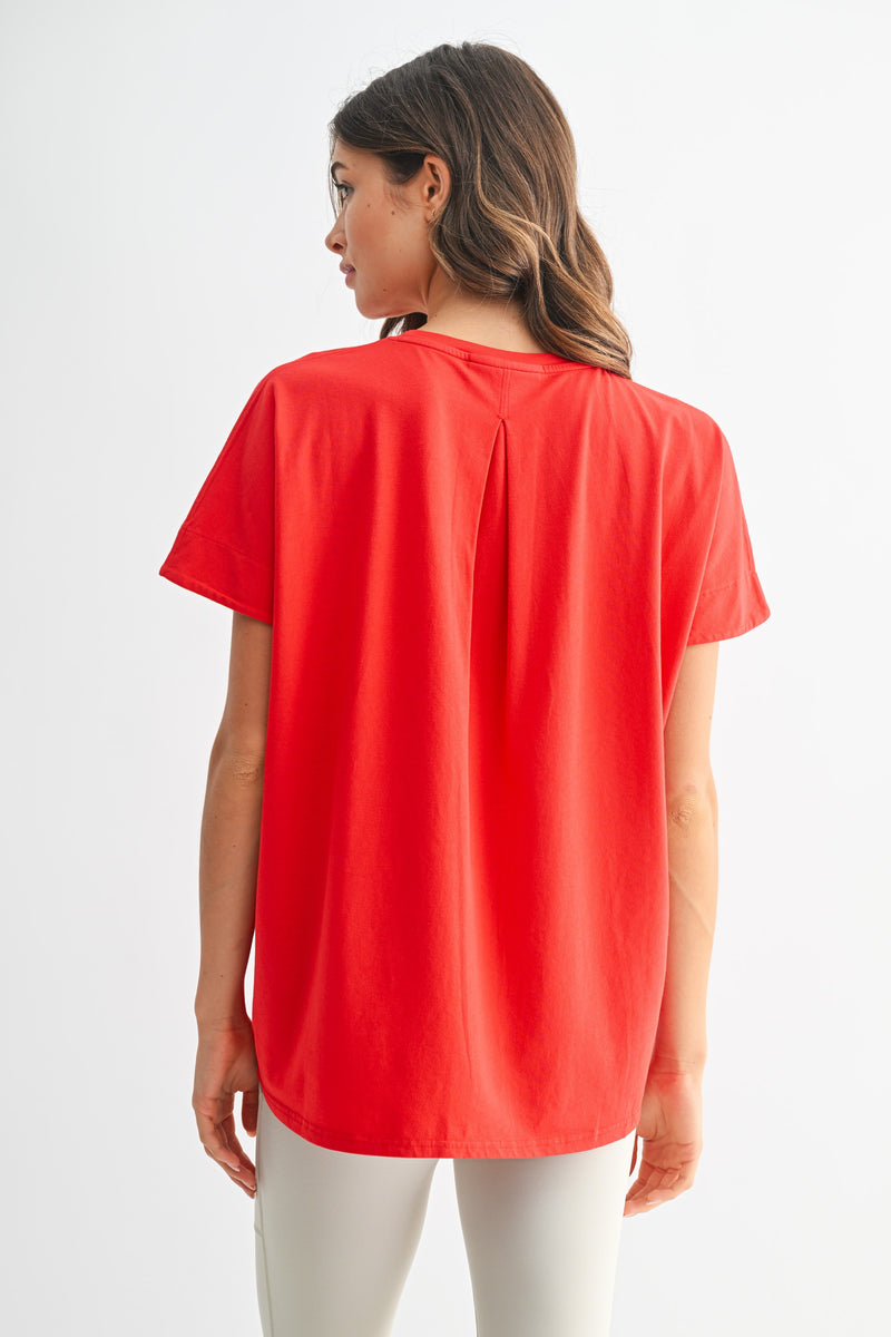Effortless Tee - Cherry