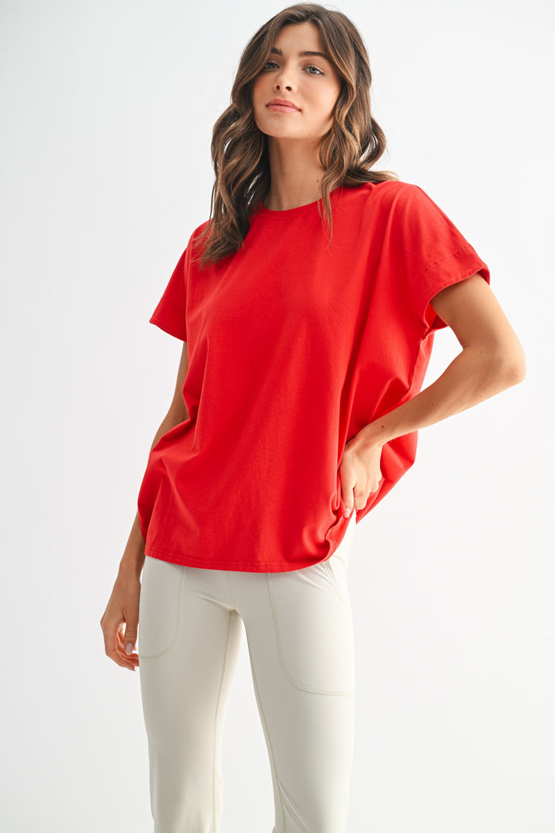 Effortless Tee - Cherry