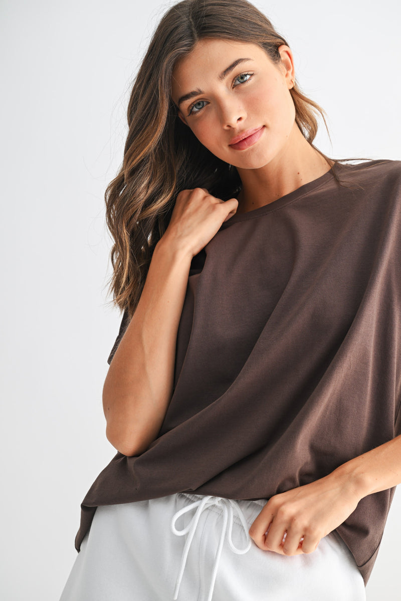 Effortless Tee - Chocolate