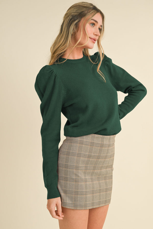'Cozy Classic' Sweater - Forest