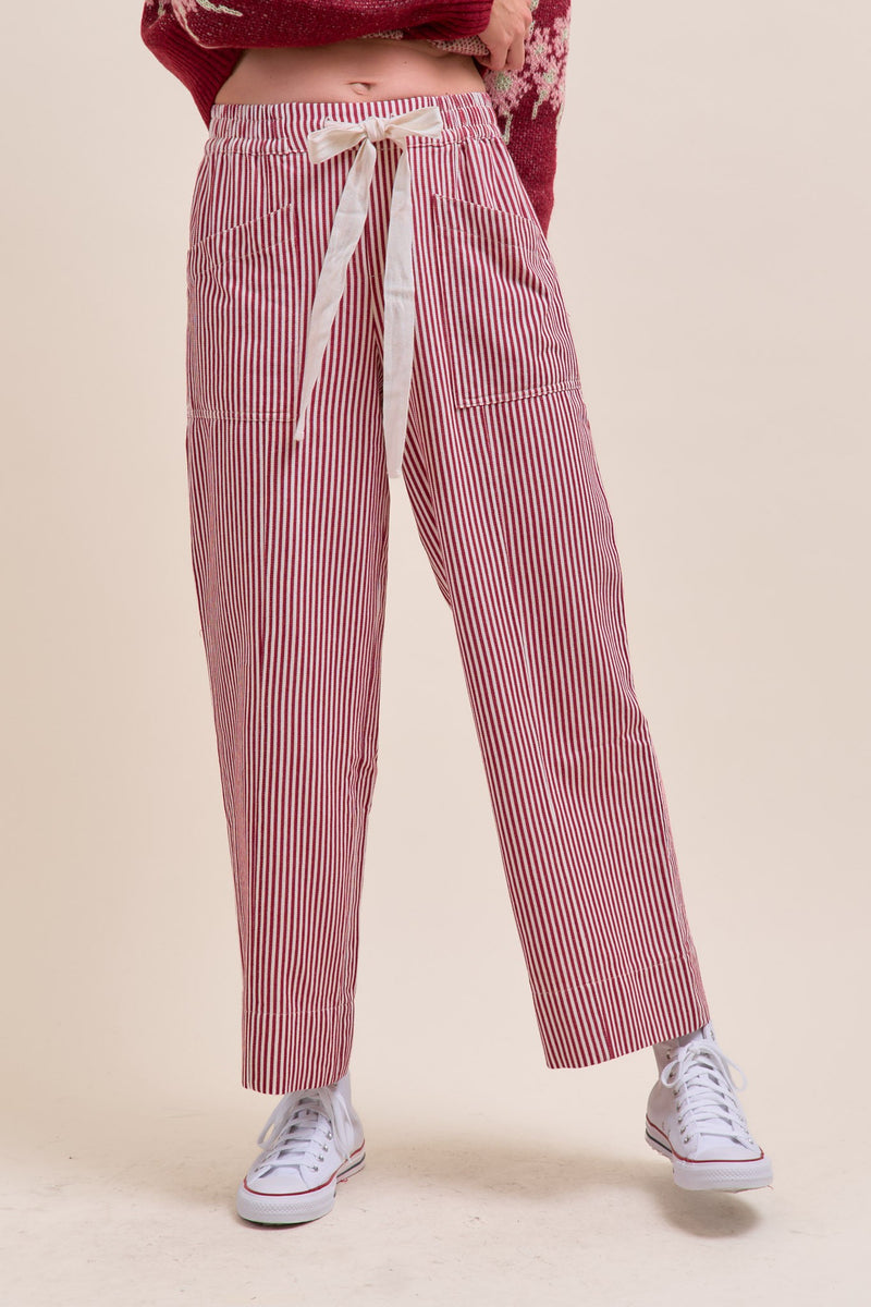 'Good Day' Pants - Red