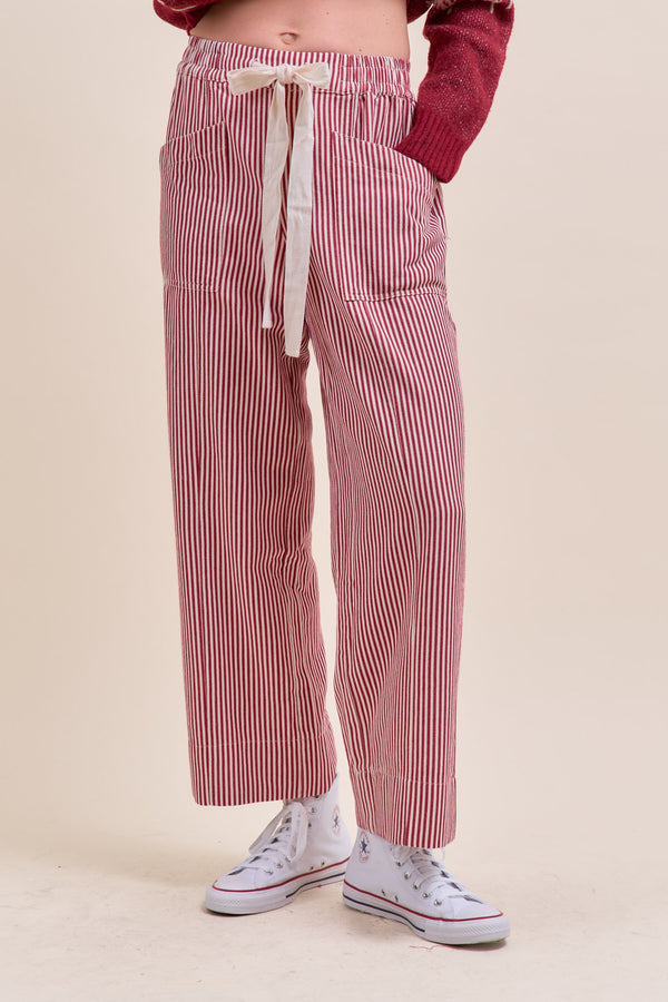 'Good Day' Pants - Red
