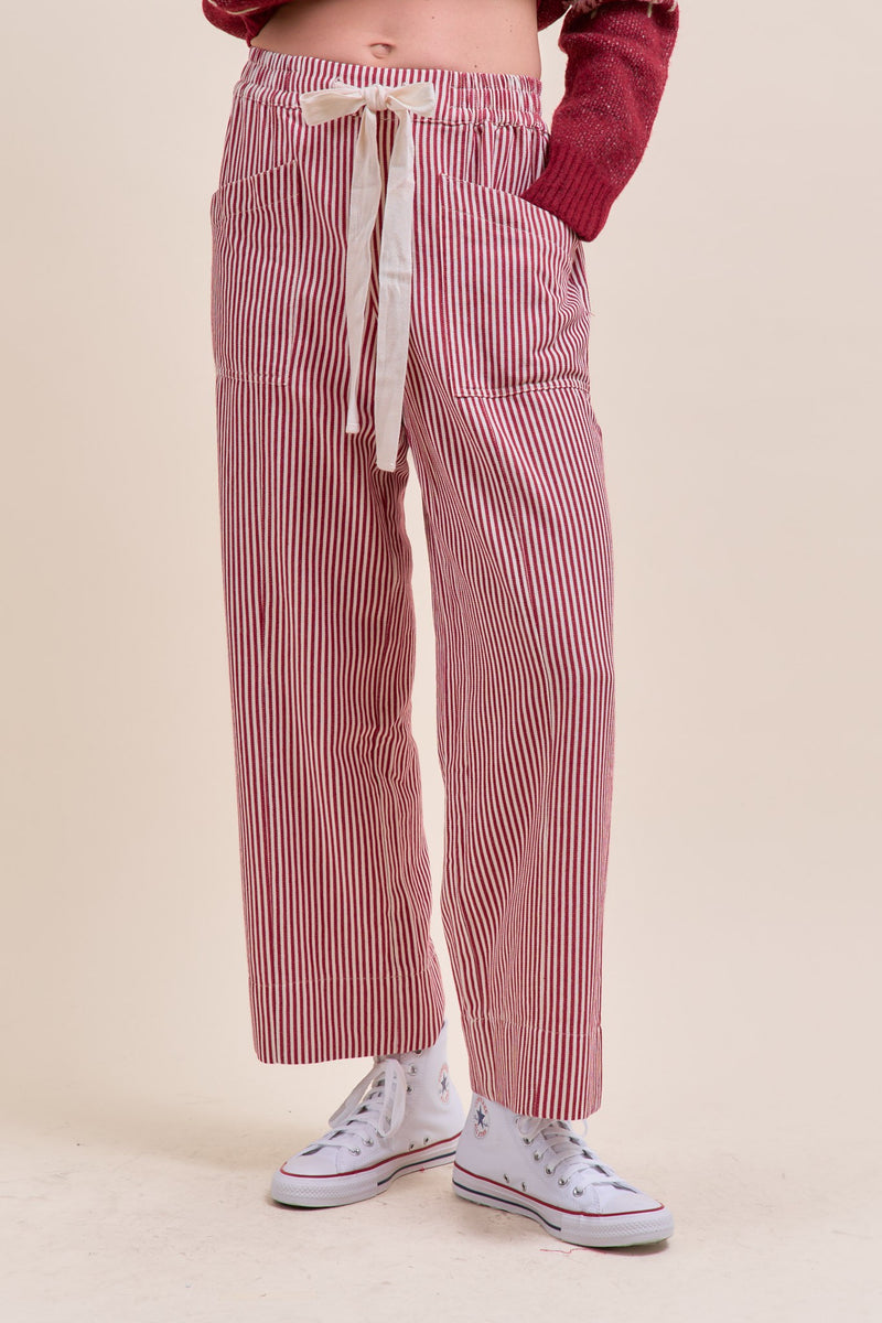 'Good Day' Pants - Red