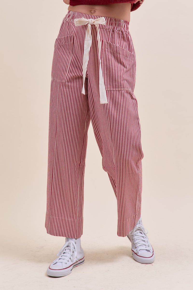'Good Day' Pants - Red