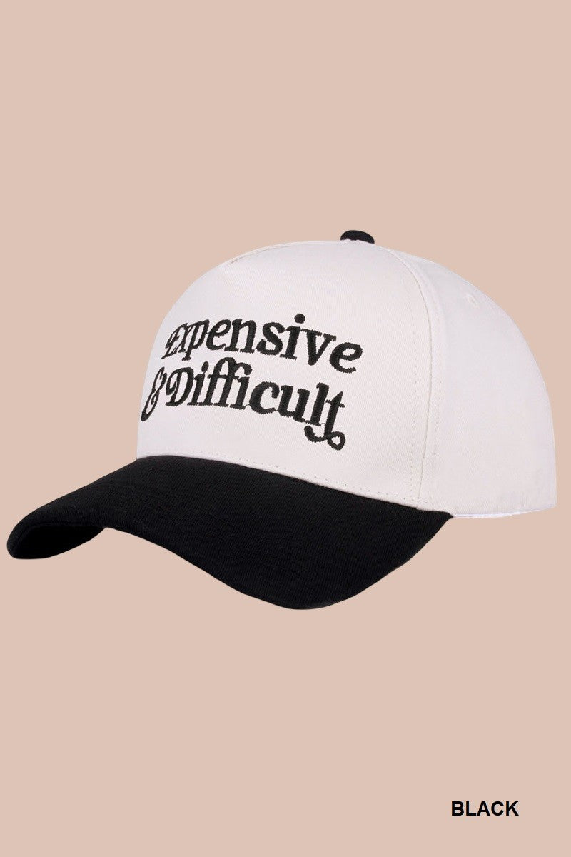Expensive & Difficult Hat -  Black