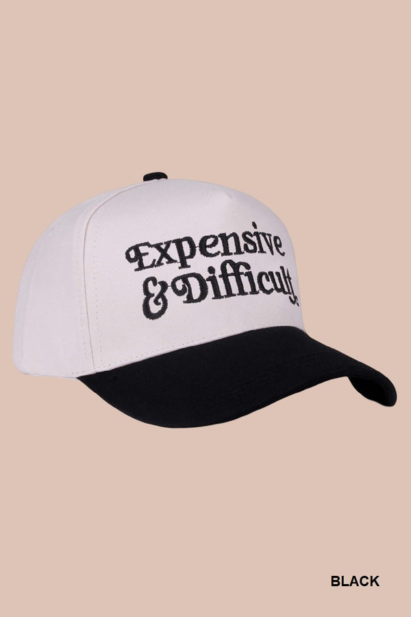 Expensive & Difficult Hat -  Black