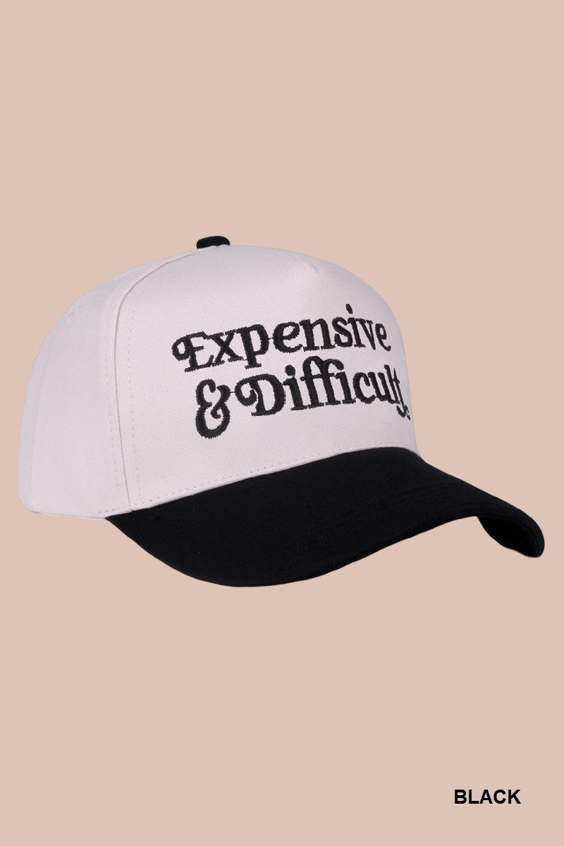 Expensive & Difficult Hat -  Black