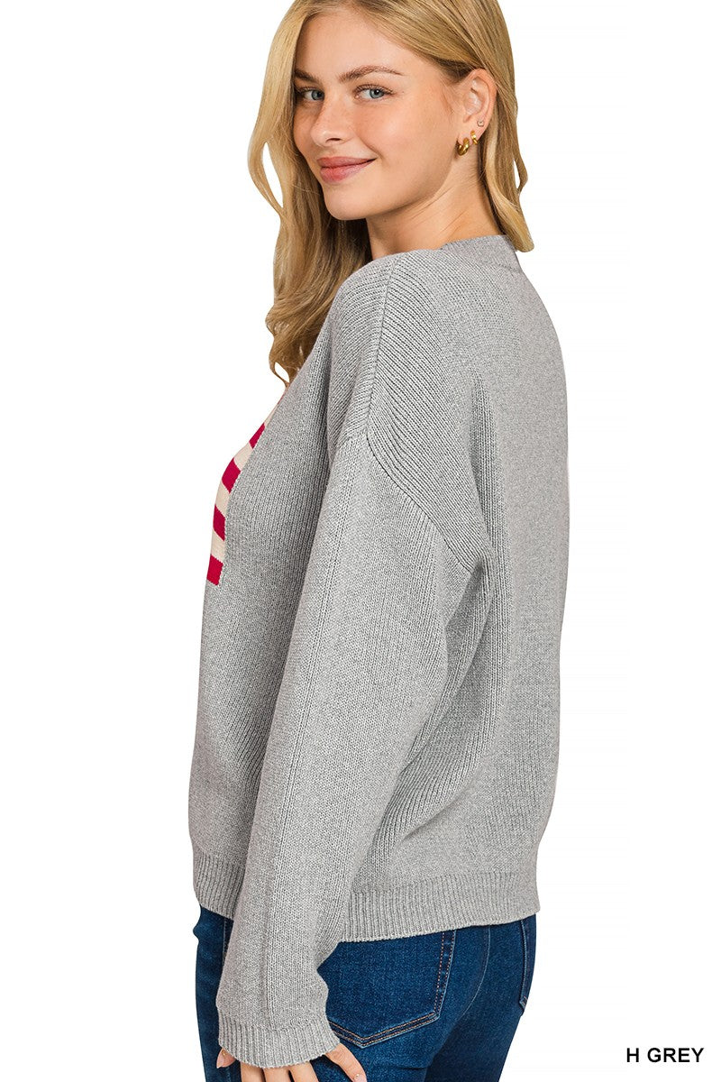 American Flag Sweater