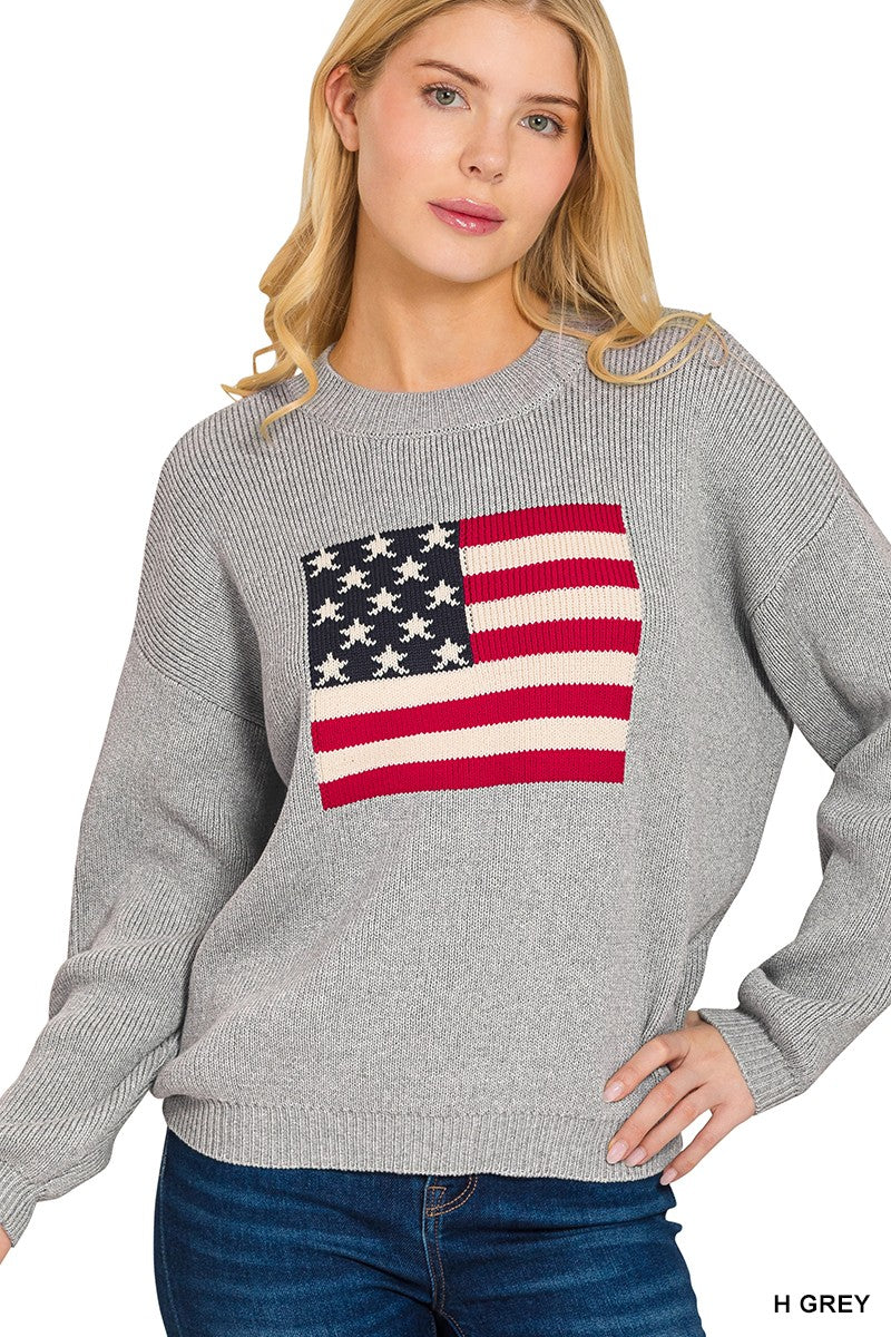 American Flag Sweater